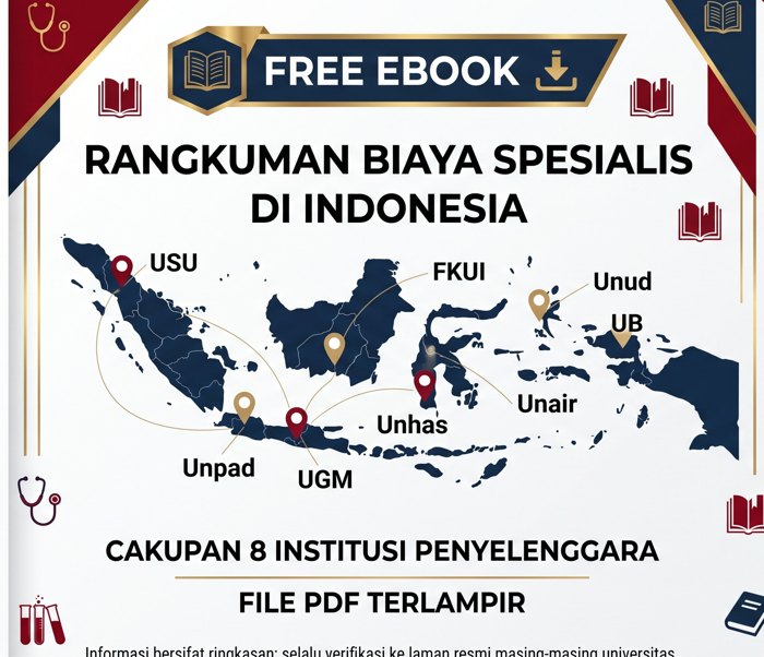 Cover e-book Rangkuman Biaya Pendidikan Spesialis di Indonesia